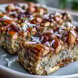 No-Bake Granola Energy Bars packed with oats, nuts, and dried fruit, perfect for a healthy on-the-go snack.