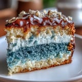 Dark Blue Gold Ombre Layer