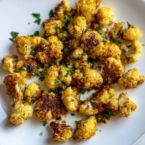 Roasted Cauliflower with Spices