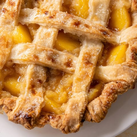 Peach Pie Summer Dessert