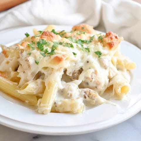 Chicken Alfredo Bake