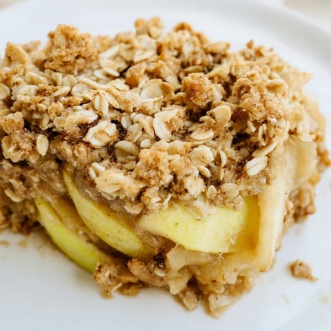 Golden, bubbly Apple Crumble with a crisp, buttery topping, ideal warm with vanilla ice cream.